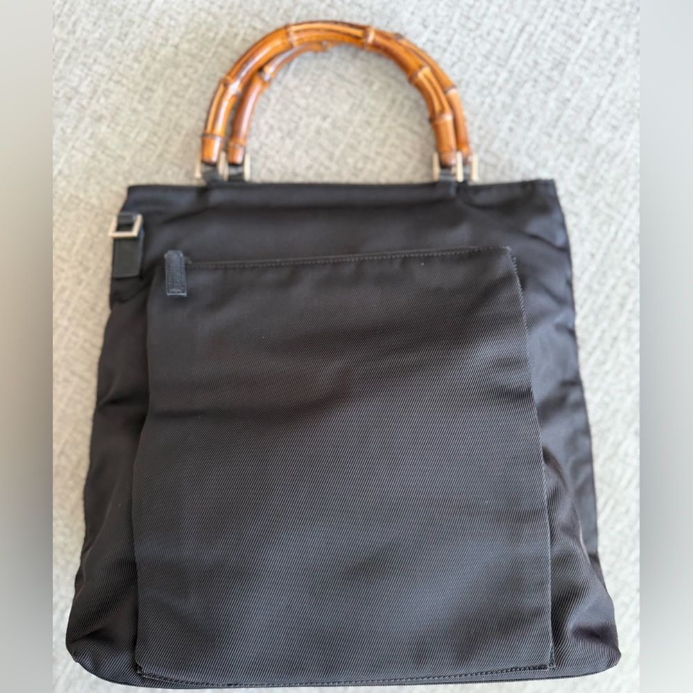 Gucci Bamboo Handle Tote Bag